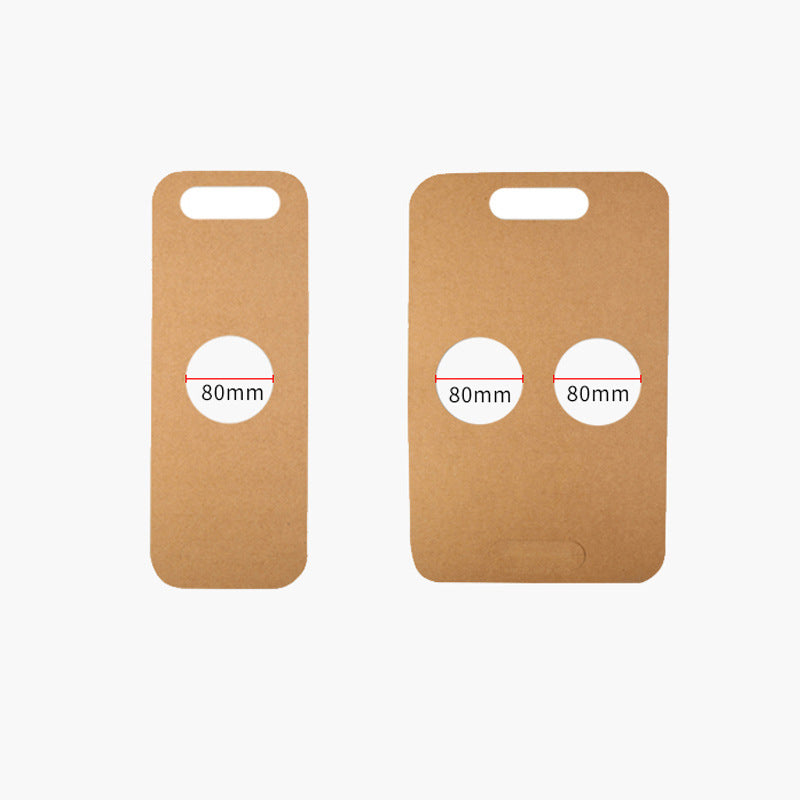 Kraft Paper Coffee to Go Carrier Drink Takeout Holder Disposable Coffee Tray 100 Packs