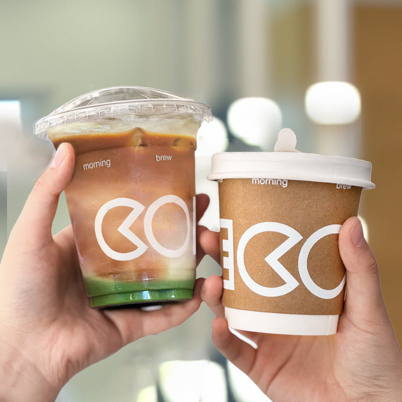 Custom Logo Leak-Proof Paper Coffee Cup