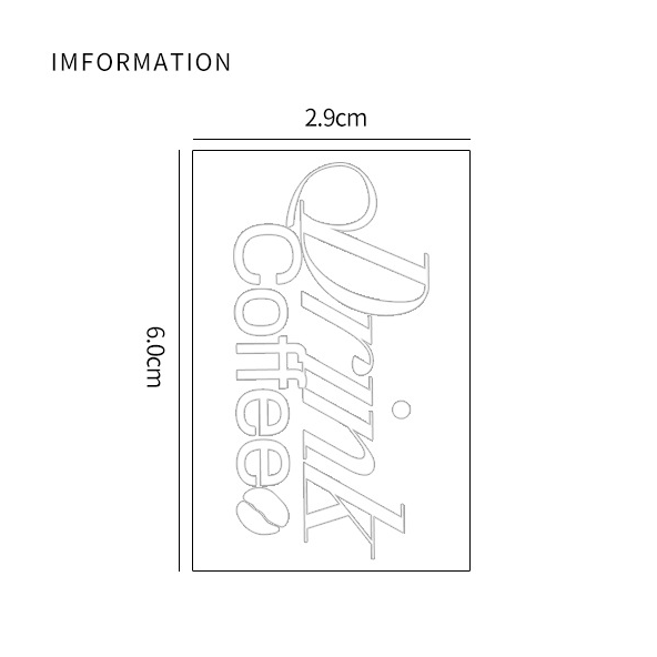 Custom Premium UV Transfer Stickers for Coffee Cup Paper Bag Waterproof Durable Easy Peel DIY Sticker
