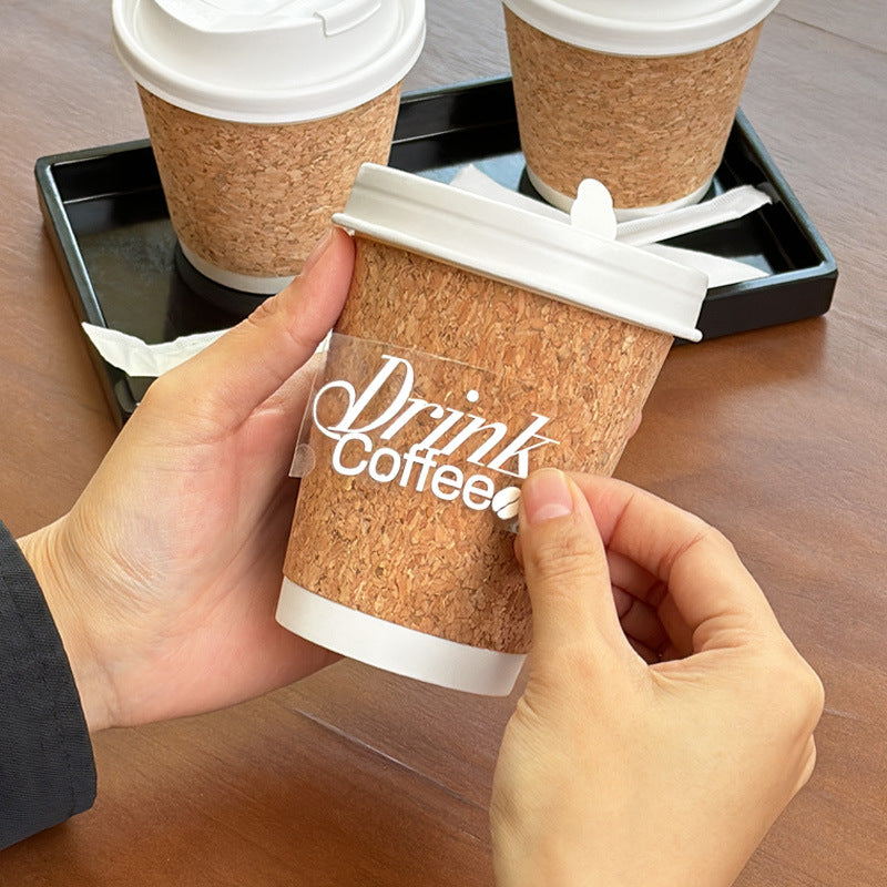 Custom Premium UV Transfer Stickers for Coffee Cup Paper Bag Waterproof Durable Easy Peel DIY Sticker