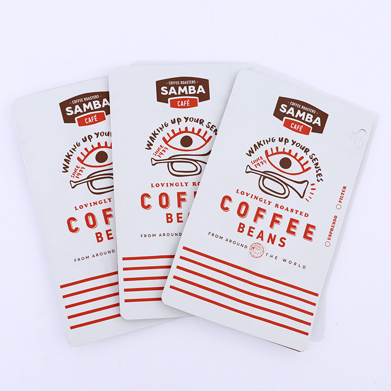 Custom Digital Printing Matte Aluminum Box Pouches Flat Bottom Bags Low MOQ