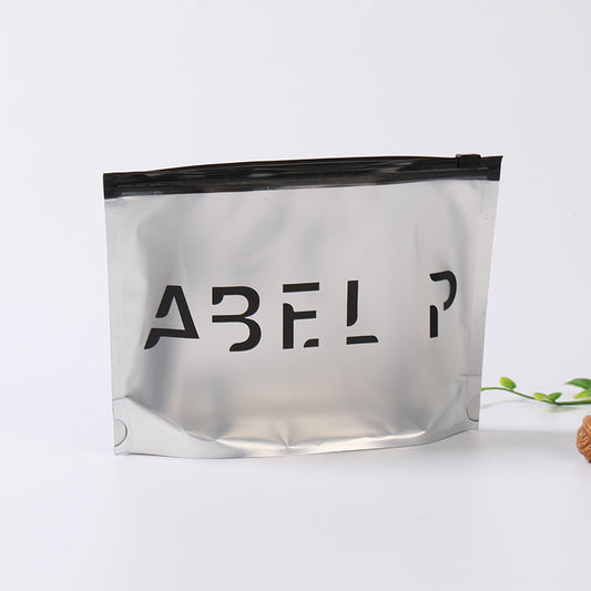 Custom Mylar Zipper Lock Underwear Packaging Bag Matte Foil Stand Up Pouch